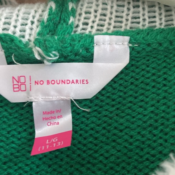 Ugly Christmas sweater hooded sz L decorated tree - Picture 3 of 5